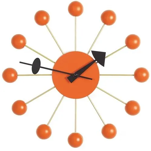 Vitra Ball Clock Uhr Orange