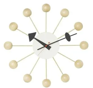 Vitra Ball Clock Wanduhr Buche